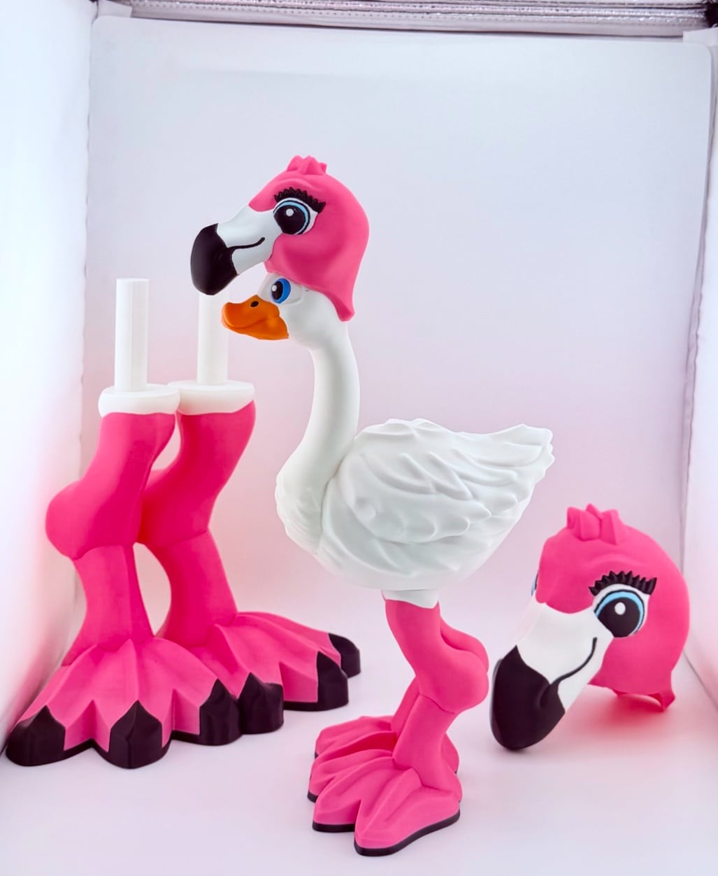 Flamingo Goose Gear for Porch Goose 3d model