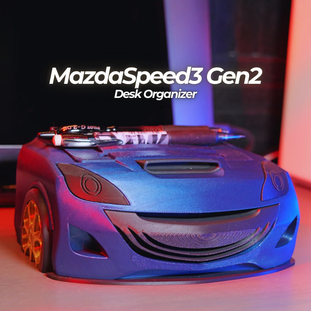 Speed3 Gen 2 Desk Organizer - Modular 3d model