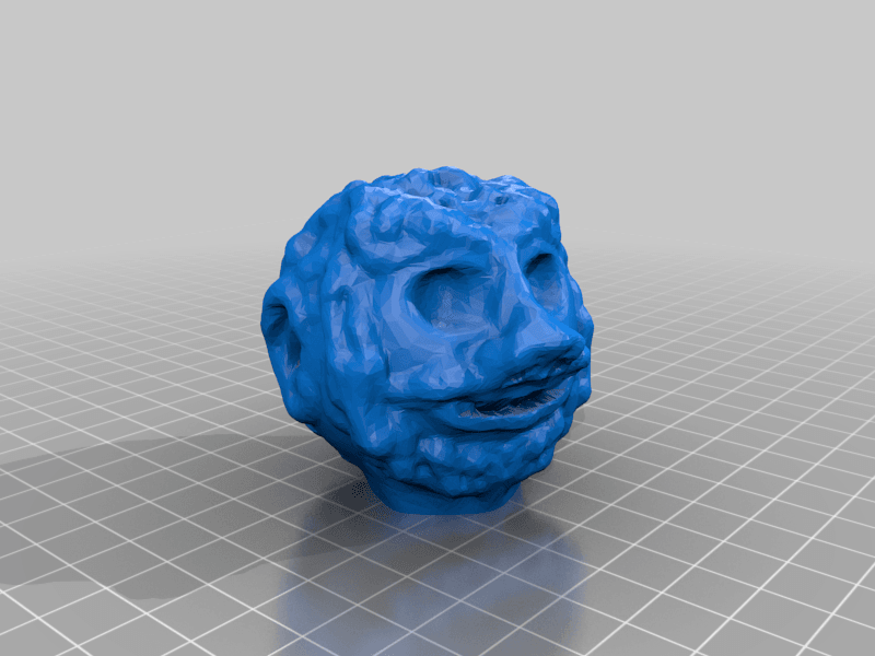 the happy stupido sculpture 3d model