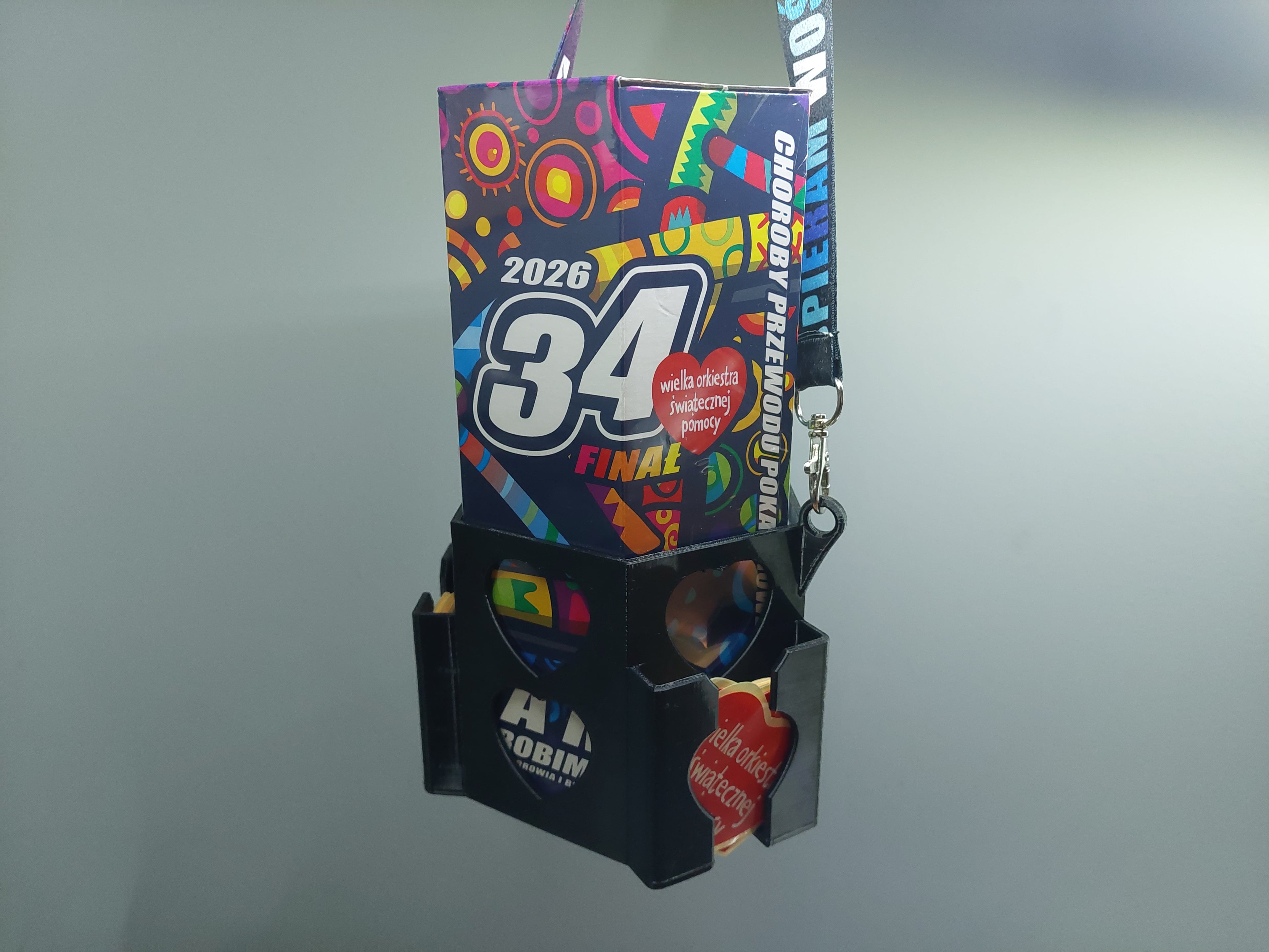 Uchwyt na Puszkę WOŚP - Chaotic Genius 3D.3mf 3d model