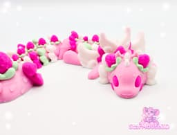 Strawberry Dragon Flexi 3d model