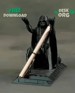 Darth Vader Pen and Phone Holder 3d model