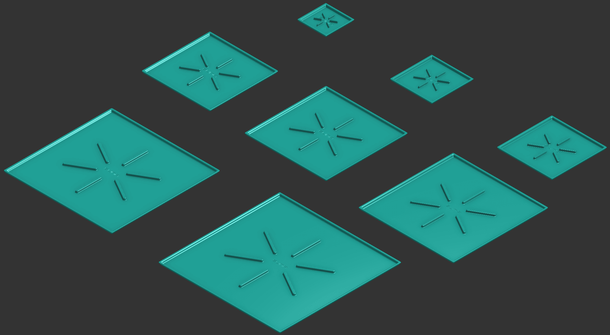 Floating Plant Drip Trays 3d model