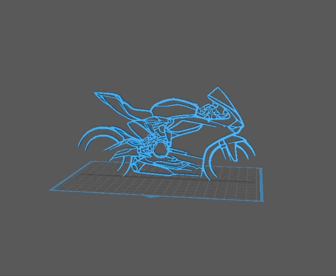 Ducati - Panigale 959 Wall Art 3d model