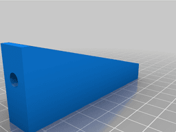 2x 1U/HE Rack Mount Bracket (Short) 3d model