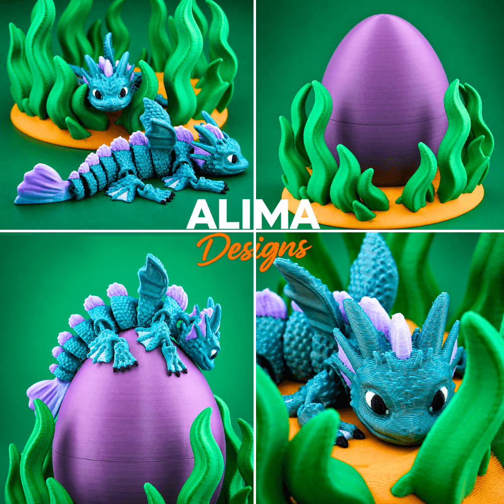 Little Fish Dragon 3d model