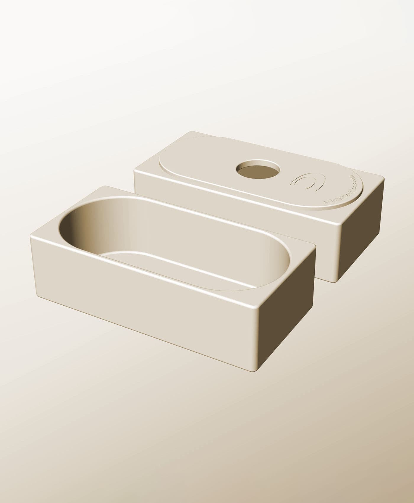 CX96-60-P Modular Stacking pierced container for home decor 3d model