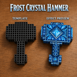 DIY Percussion Toy Magic Weapon Toy 3d model