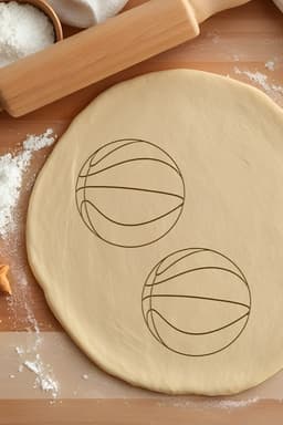 Basketball Ball Cookie Cutter, Biscuit Cutter 3d model