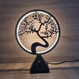 Ring LED Lamp - Set 6 - 10 interchangeable faces 3d model