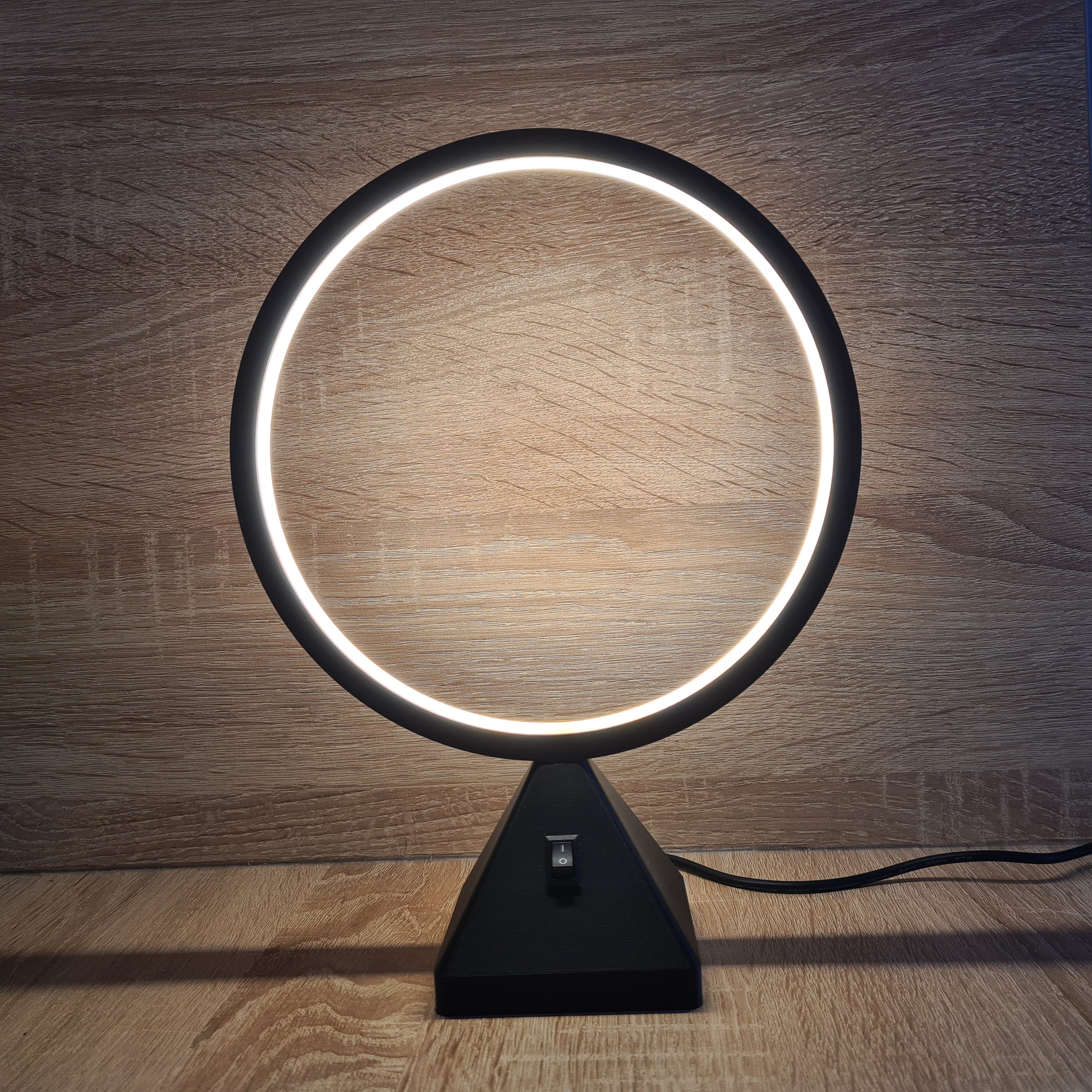 Ring LED Lamp - Set 6 - 10 interchangeable faces 3d model