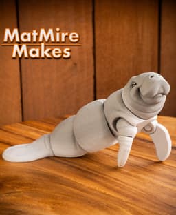 Manatee - Articulated Figure 3d model