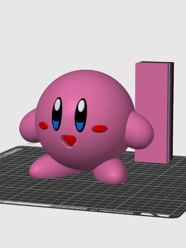 kirby 3mf 3d model