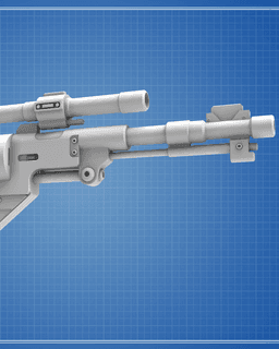 DE-10 Blaster - Star Wars 3d model
