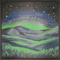 3D Printed Painting - Starry Night | No AMS Required! 3d model