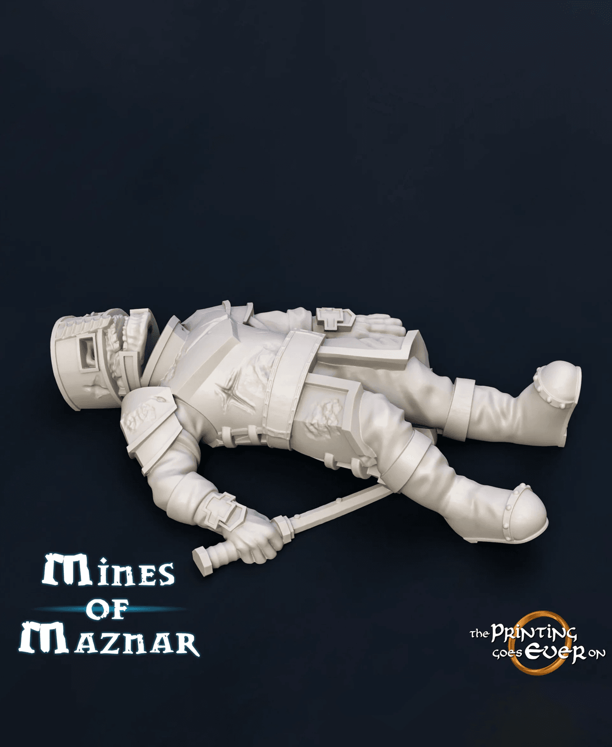 Dead Dwarf Warrior - A 3d model