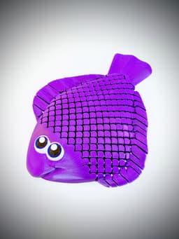 Floppy Flounder - Articulating Fish 3d model