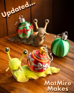 Snail & Slug with Holiday Extras - Articulated Figure 3d model