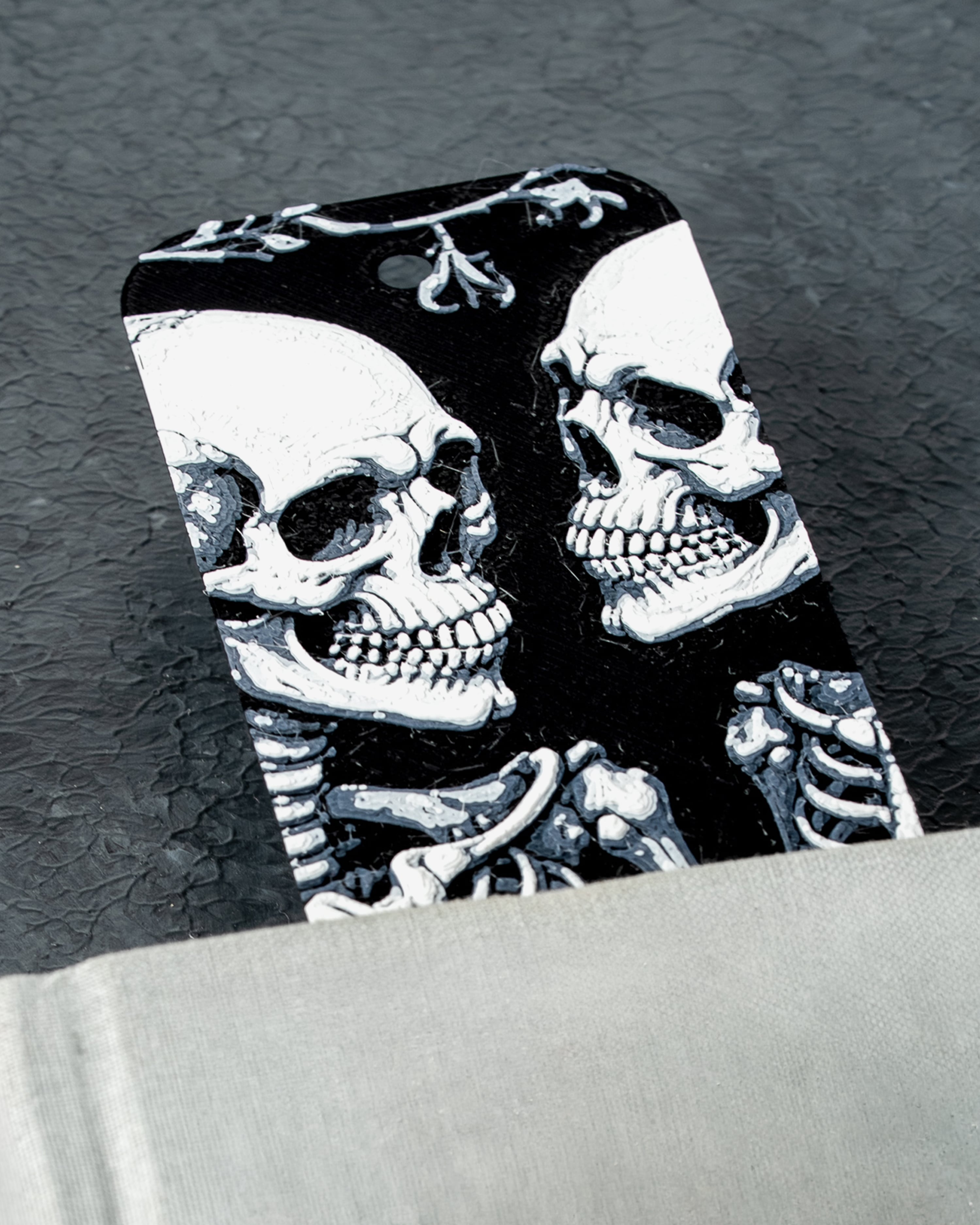 Skeleton Bookmarks 3d model