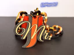 R7 Teacher Hype Chain | Personalized Pendant | Mr. Mrs. Ms. A–Z | R7Makers 3d model