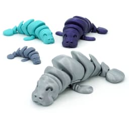 Articulated Manatee 3d model