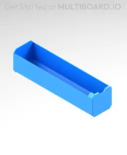 1x1x3.5 LU - MultiBin Simple Drawer 3d model
