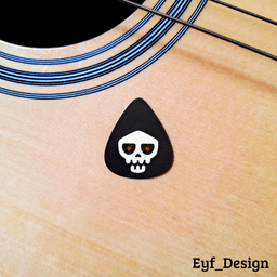 Fun Guitar Picks: Grim Reaper 3d model