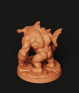 Hammerhead Brute STL | Monster 3D Print | Tabletop Minis 3d model