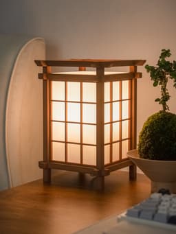 Shoji Lamp 4 3d model