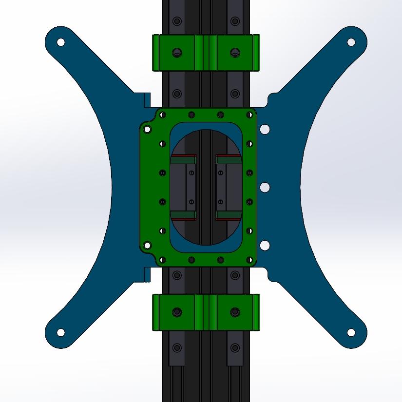 Sidewinder X2 Y axis MGN12H Linear Rail Install Kit 3d model