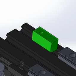Sidewinder X2 Y axis MGN12H Linear Rail Install Kit 3d model