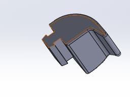 Laptop Riser Part for thin laptops. it works whit Inca laptop riser 3d model