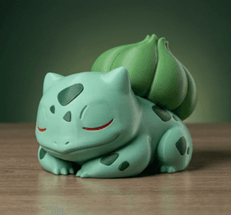The Bulbasaur Pokemon Sleeping Desk Series: #2 3d model