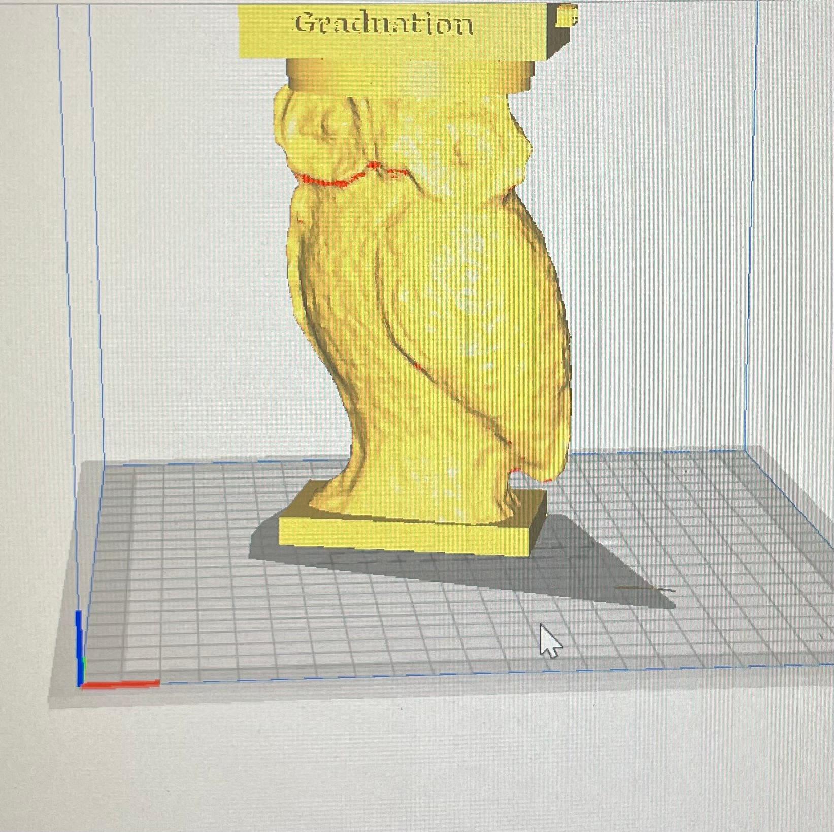 graduation owl2.stl 3d model
