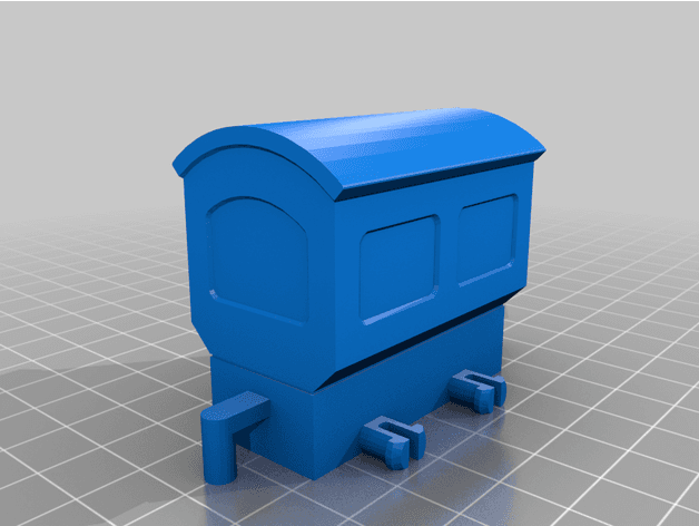 Train - Passenger Car 3d model