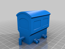 Train - Passenger Car 3d model