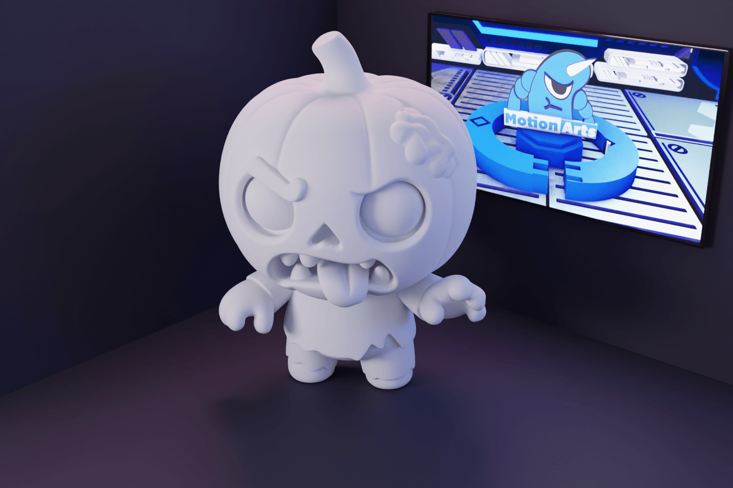 Zumbi Abobora.stl 3d model