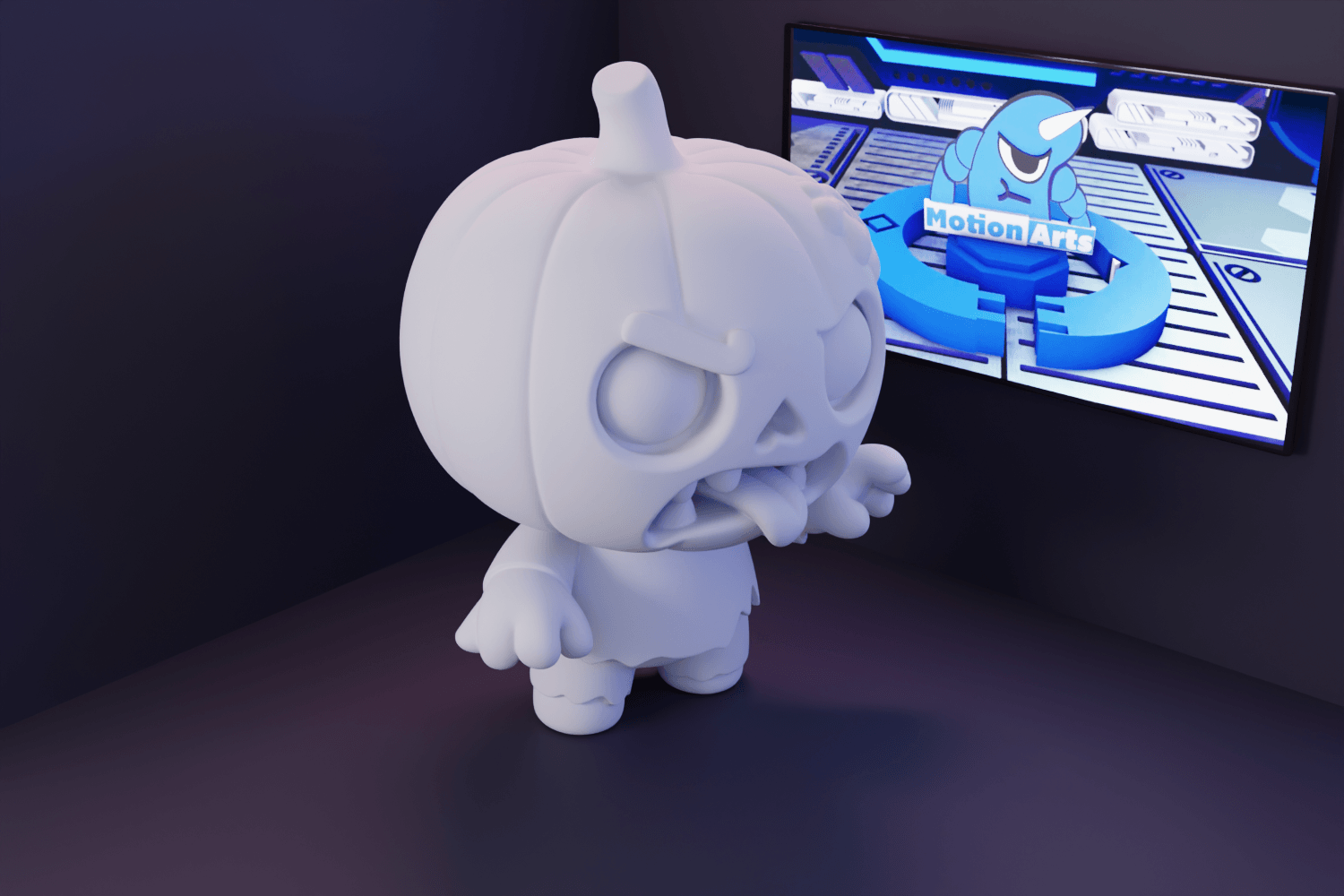 Zumbi Abobora.stl 3d model
