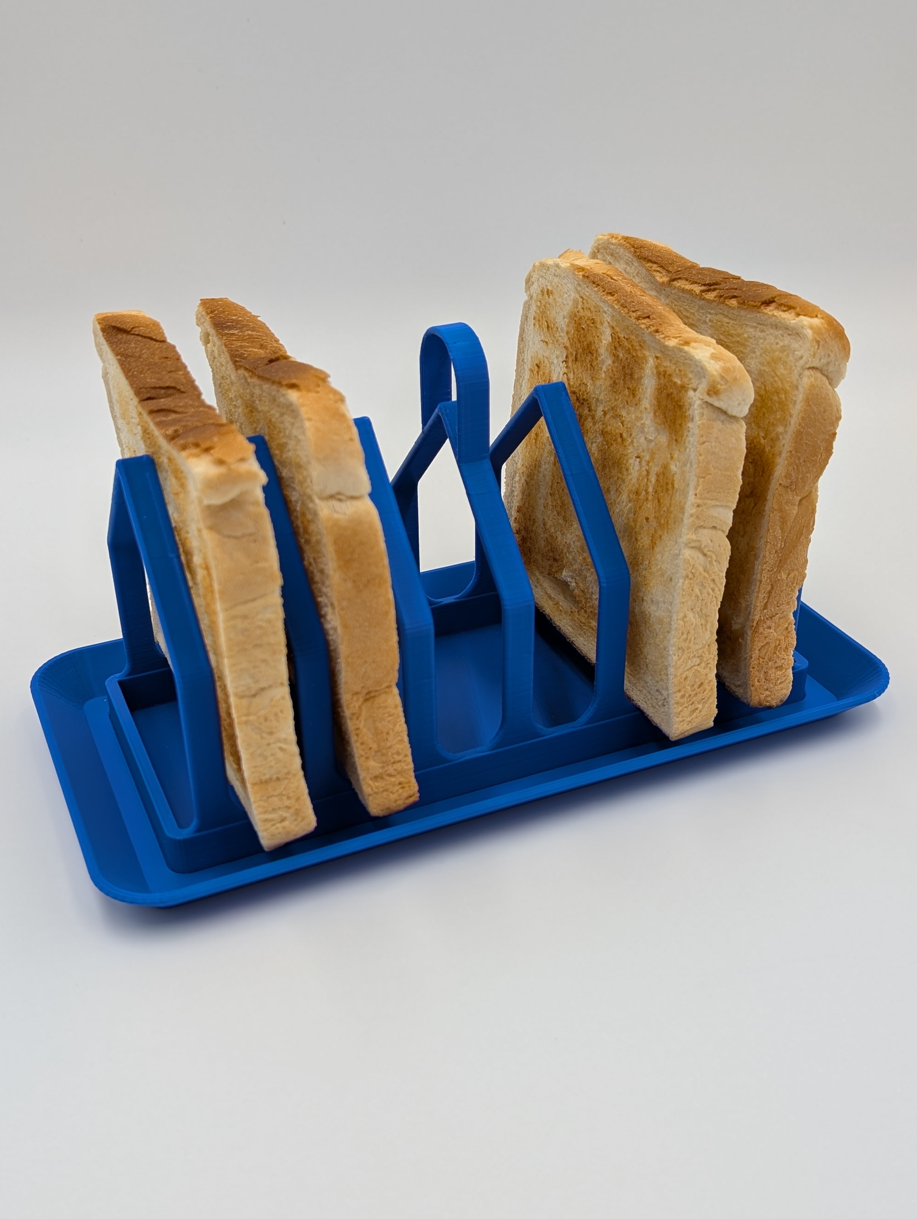 6-Slice Toast Rack & Tray triangular profile 3d model