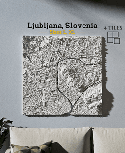 Ljubljana, Slovenia - S, M, L, & XL 3d model