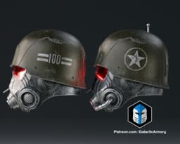 Fallout NCR Ranger Advanced and Elite Helmets - 3D Print Files 3d model