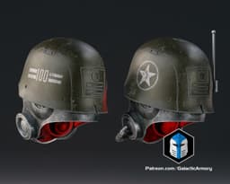 Fallout NCR Ranger Advanced and Elite Helmets - 3D Print Files 3d model