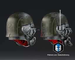 Fallout NCR Ranger Advanced and Elite Helmets - 3D Print Files 3d model