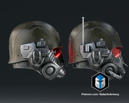 Fallout NCR Ranger Advanced and Elite Helmets - 3D Print Files 3d model