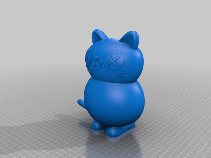 Dead or Alive cat (Schrödinger’s Cat) 3d model
