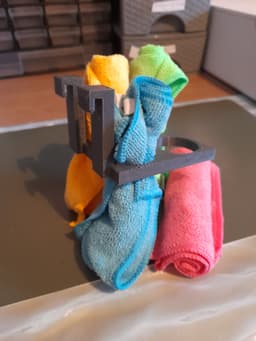 microfiber cloth holder 3d model