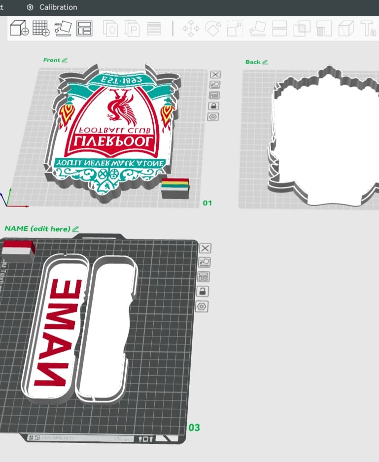 Liverpool F.C. Sign - LED Strip Compatible 3d model