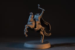 Headless Horseman Figure (Pre-Supported) 3d model