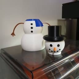 Snowman Jar 3d model