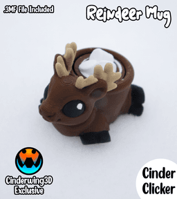 Reindeer Hot Cocoa Clicker 3d model